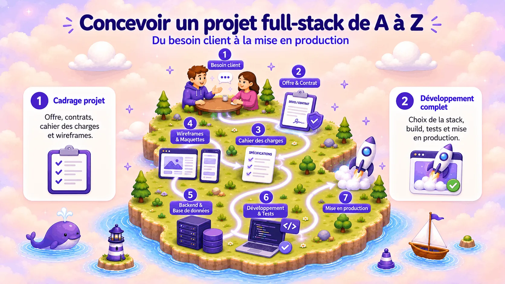Concevoir un projet full-stack de A à Z